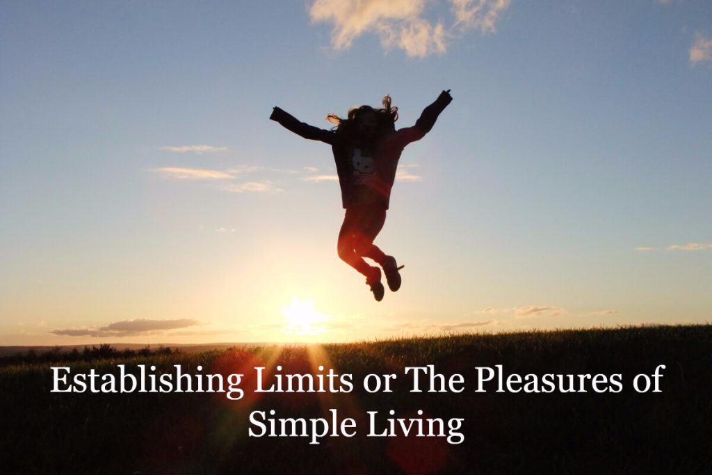 limits or simple living